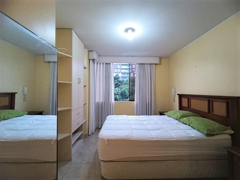 Dpto. Alquiler Amoblado en Paseo del Bosque San Borja 3 Dorm. cochera $900